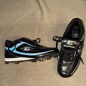 Easton Redline Low-Top Black and Light Blue Women’s Athletic Shoes